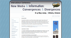 Desktop Screenshot of media2009.conferences.gr