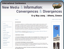 Tablet Screenshot of media2009.conferences.gr
