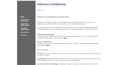 Desktop Screenshot of heliotopos.conferences.gr